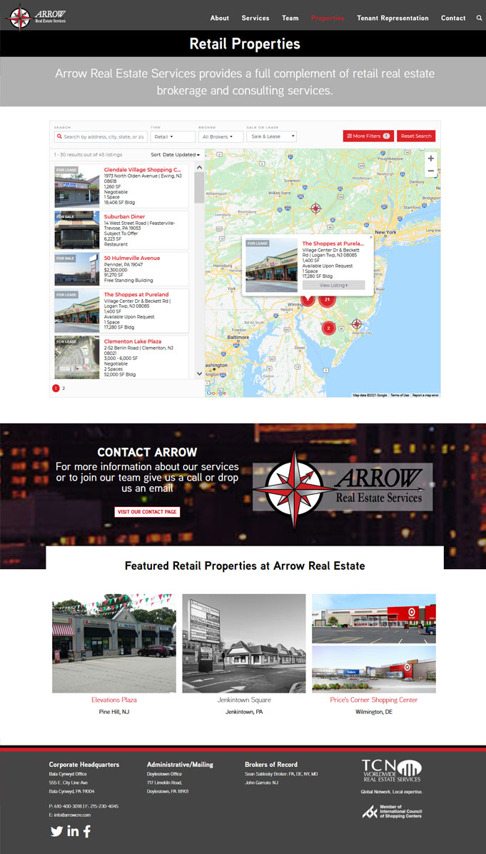 Arrow Real Estate Redesign